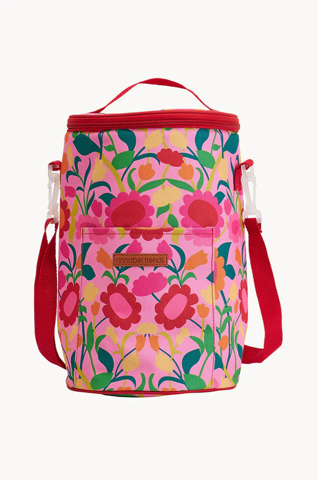 Flower Patch Barrel Cooler Bag