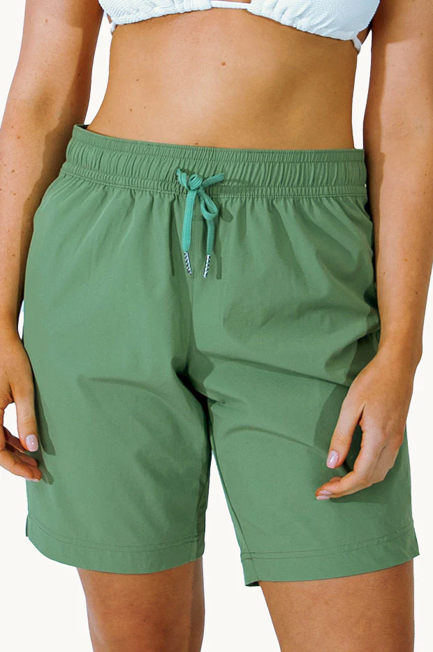 Plain Mid Boardshort