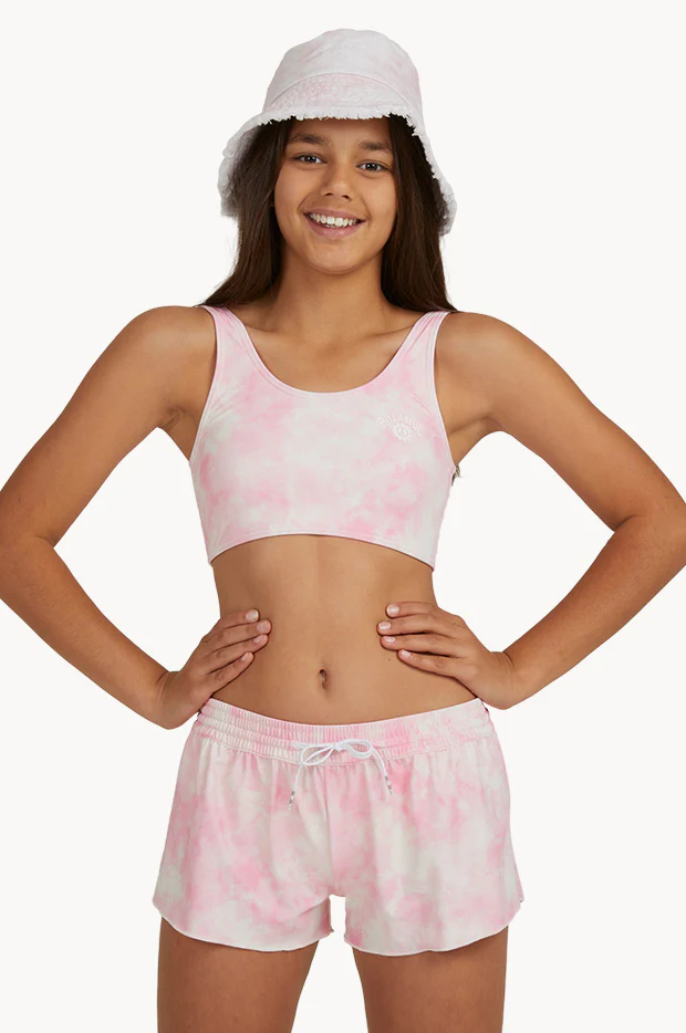 Girls Pretty In Pink Swim Short
