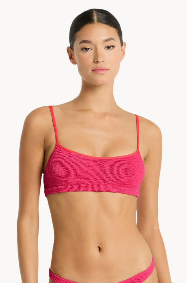Recycled Saint Strap Crop