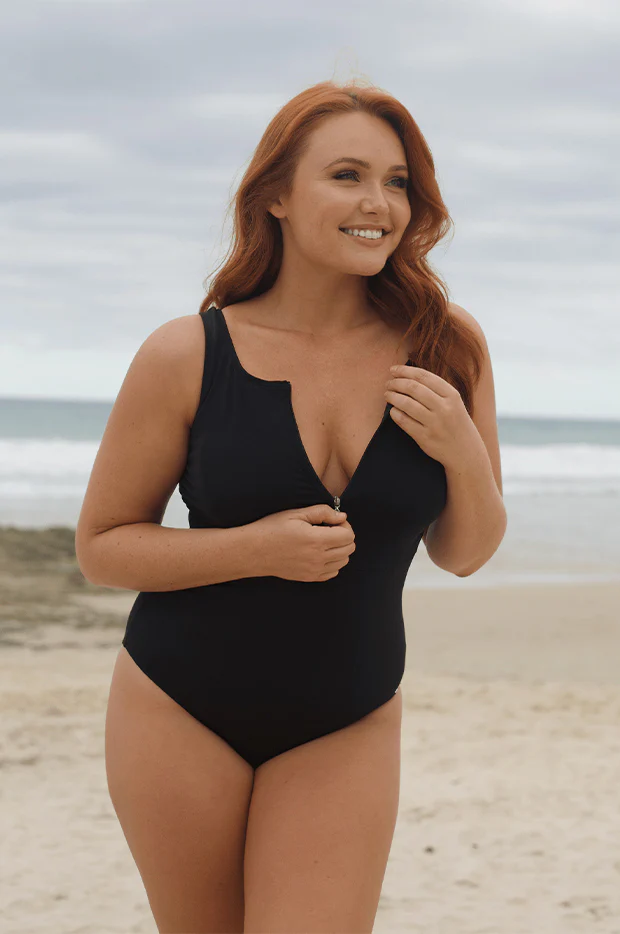 High Neck One Piece