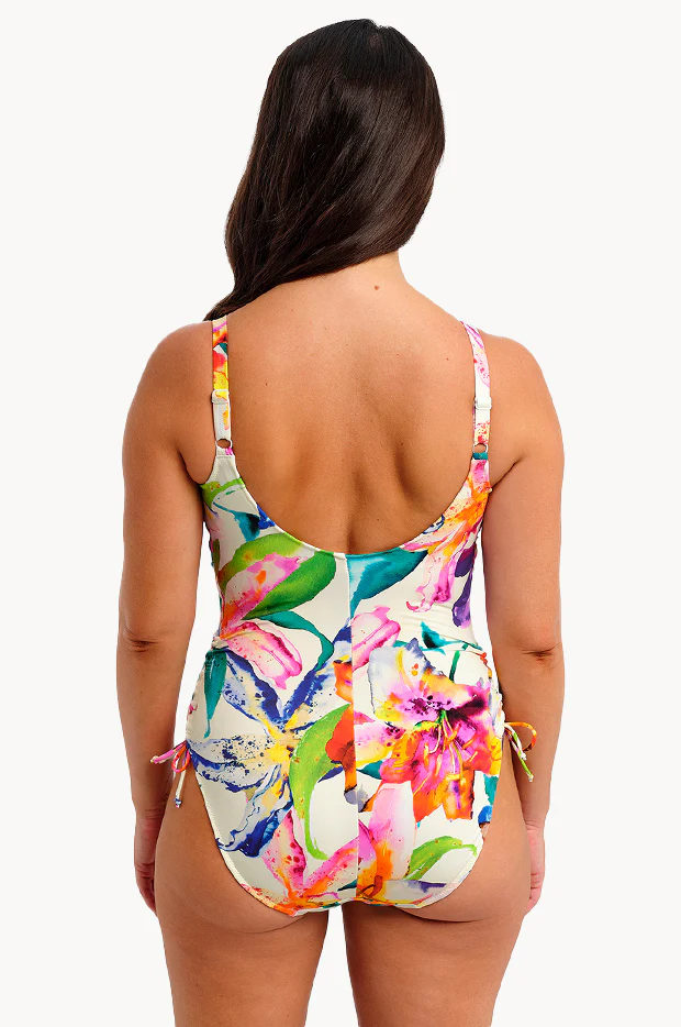 Iguazu Falls F Cup Twist Front One Piece - Image 3