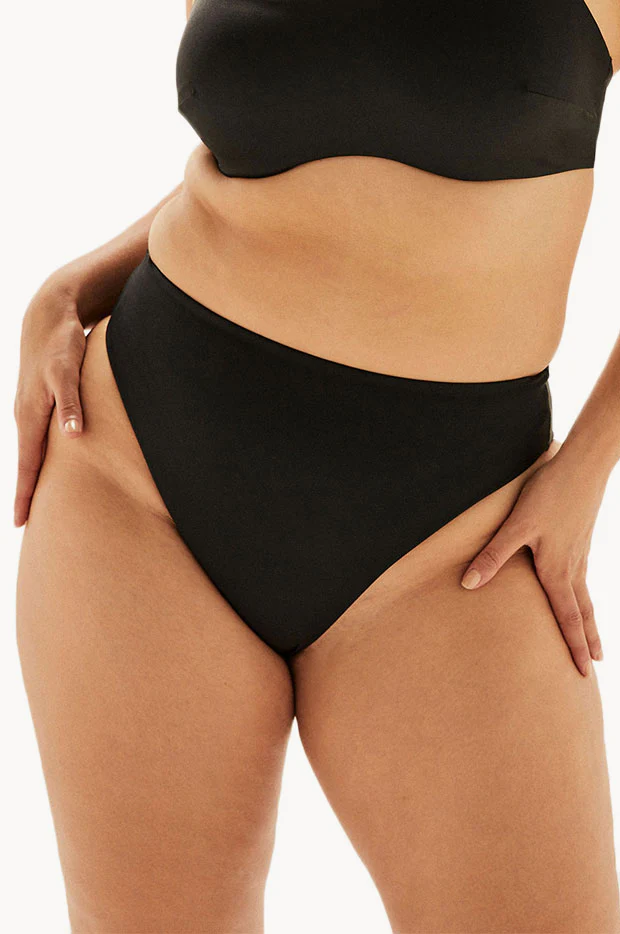 Plain 90's Rise Bottom