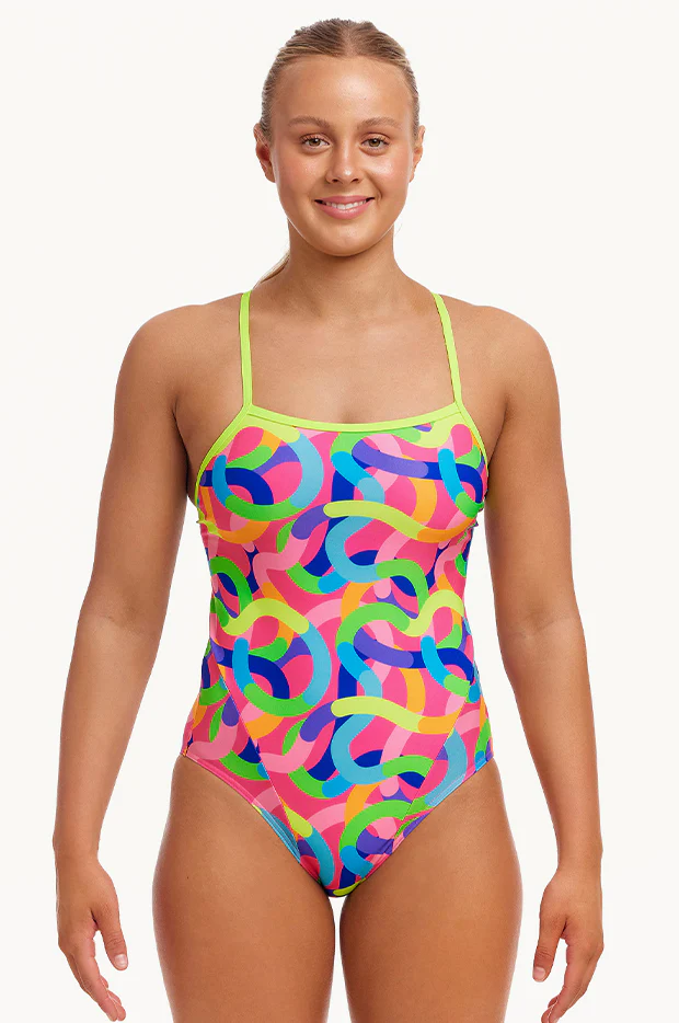 Curly Wurly Single Strap One Piece