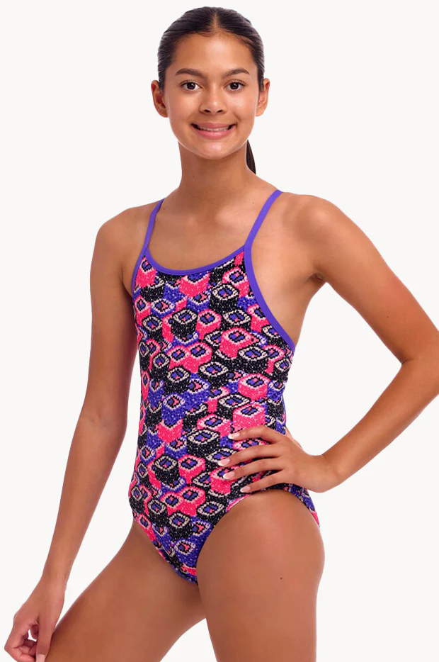 Girls Mushi Sushi Diamond Back One Piece