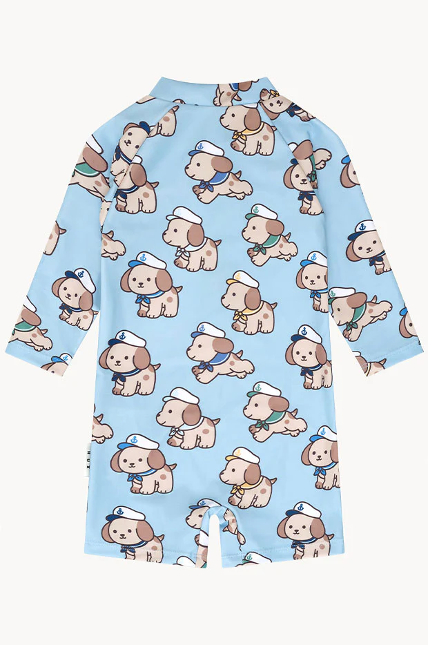 Boys Sailor Pup Sunsuit - Image 2