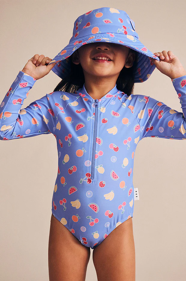 Girls Fruit Emoji Sunsuit