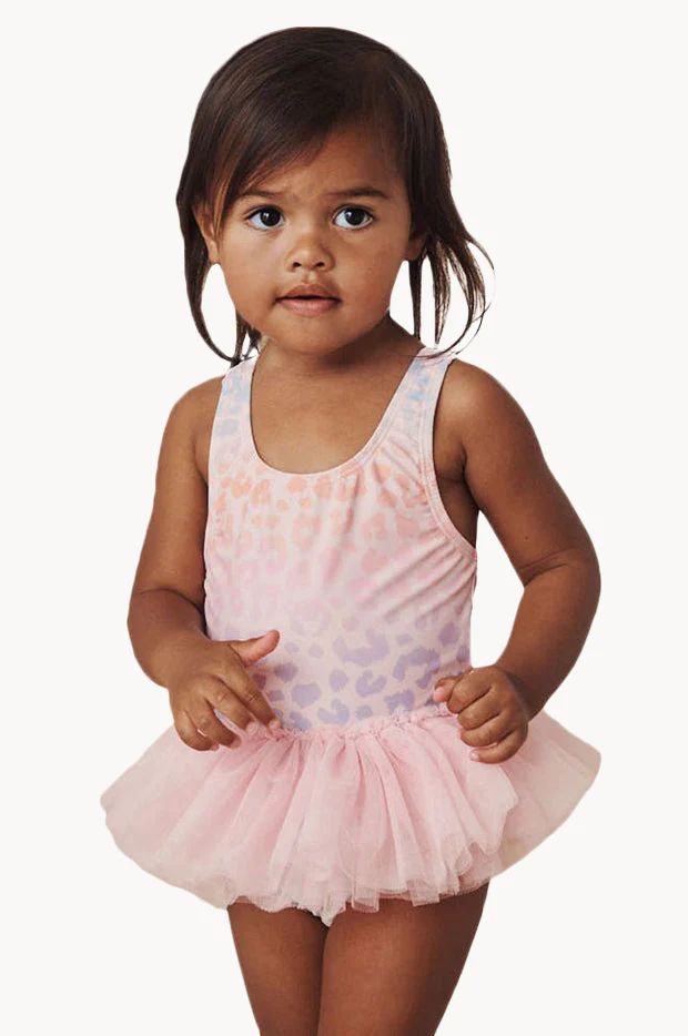 Toddler Girls Rainbow Hux Ballet One Piece