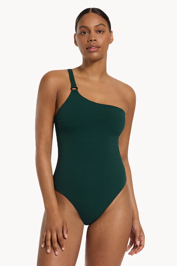 Isla Rib One Shoulder One Piece