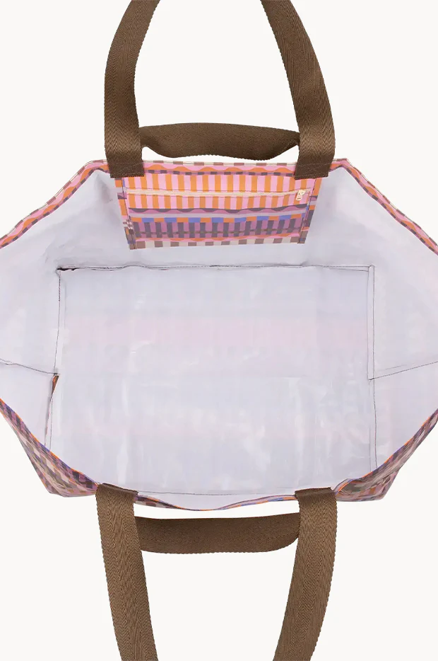 Carnival Stripe Beach Bag - Image 3