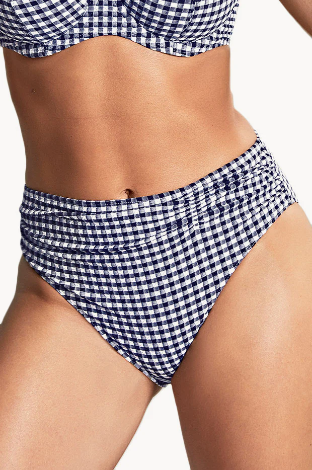 Gingham Midi Brief