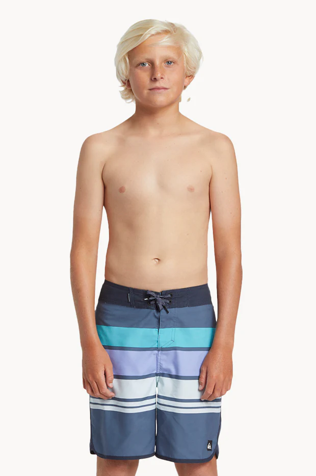 Boys Everyday Stripe 17" Boardshort