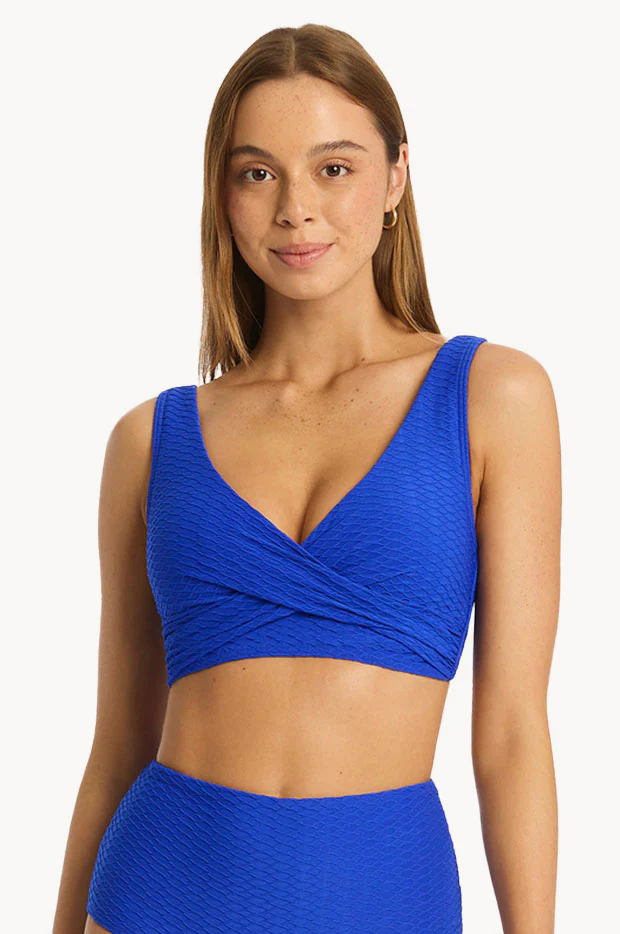 Honeycomb Cross Front Bra