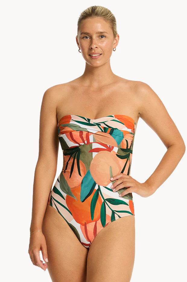 Tropaluxe Twist Bandeau One Piece