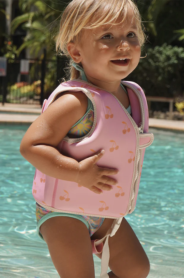 Cherry Cotton Candy Swim Vest 1-2 Years - Image 4