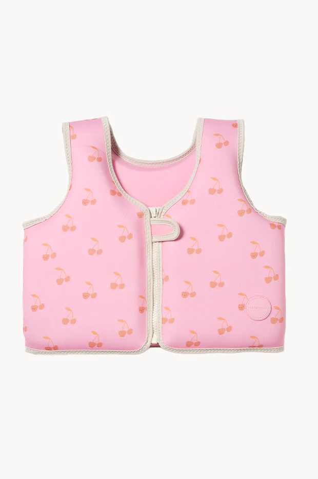 Cherry Cotton Candy Swim Vest 3-6 Years - Image 2