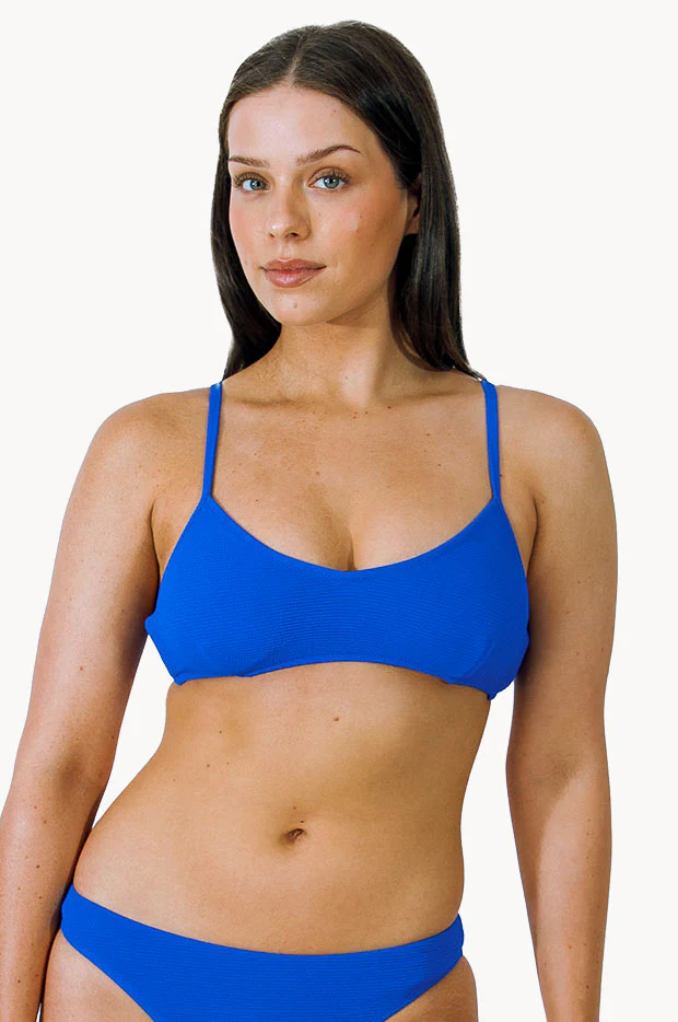 Textured Tie Back Bralette